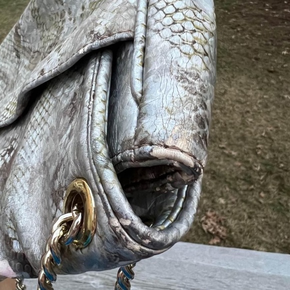 ANN KLEIN Grey Shoulder bag Purse - Picture 4 of 8